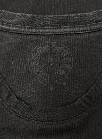 Chrome Hearts Horseshoe Logo Pocket Black Pocket T-Shirt