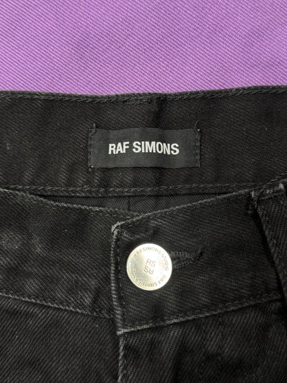 SS2020 Raf Simons ‘Double Layer’ Black/Purple Denim