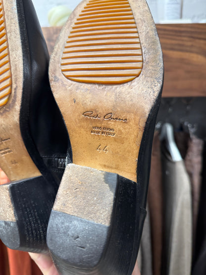 Rick Owens ‘Berger’ Cuban Heel Leather Boots