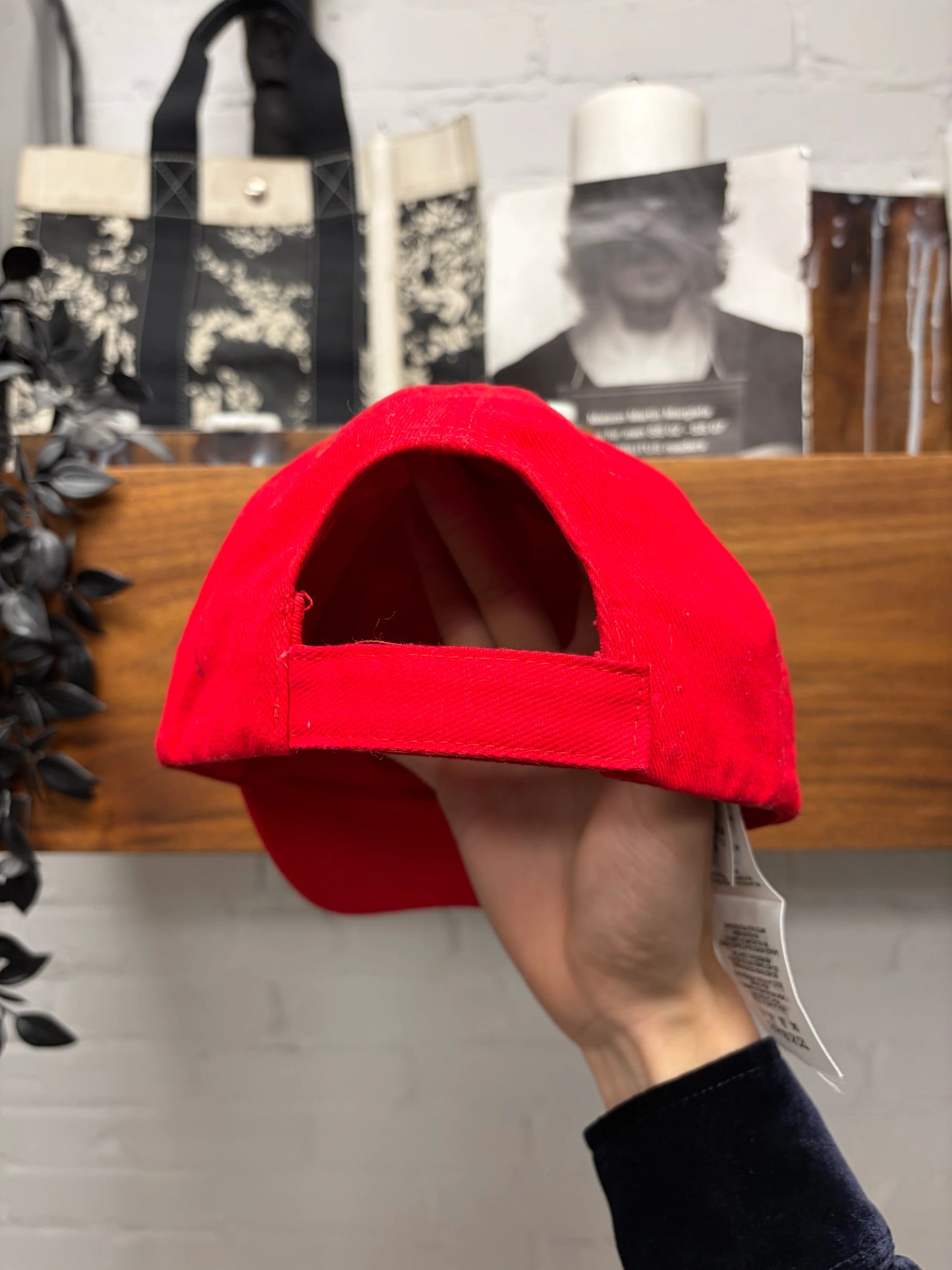 Balenciaga ‘Femme’ Embroidered Logo Strap-Back Hat