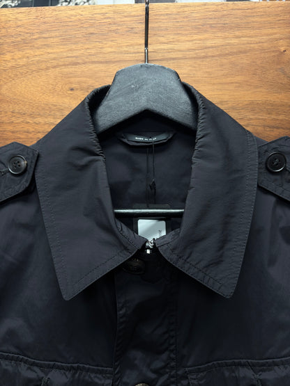 2000s Gucci Nylon Shell Black Military ‘Field Jacket’
