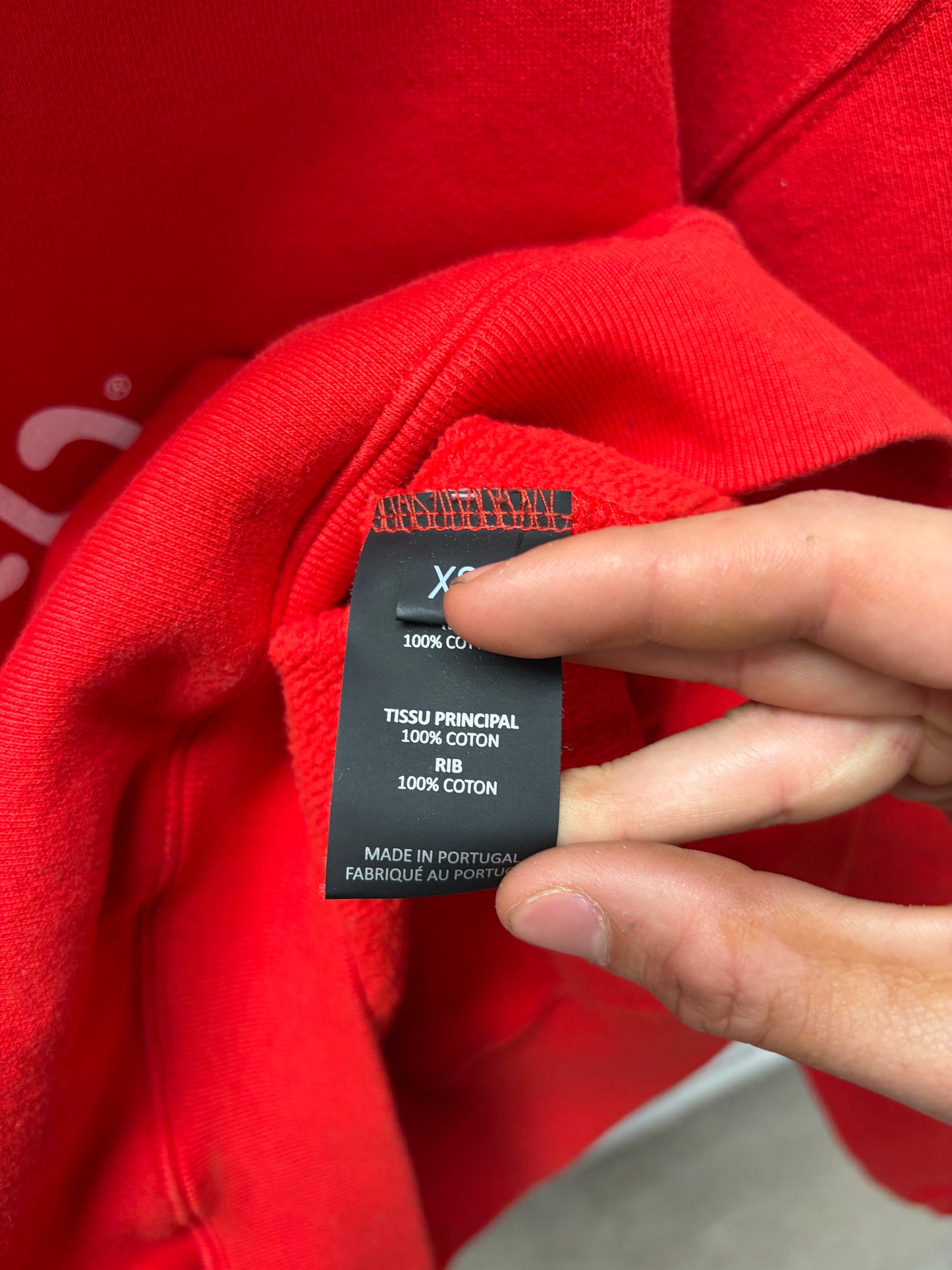AW2020 Vetements ‘Coke’ Arabic Logo Red Pullover Hoodie