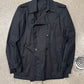 Yohji Yamamoto ‘Y’s’ Double Breasted Black Poplin Coat