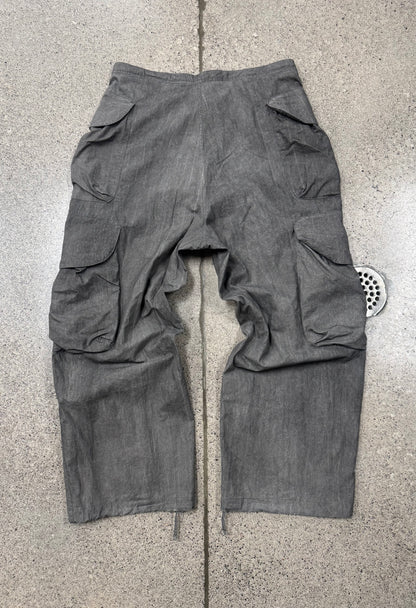 Entire Studios Grey ‘Parachute’ Wide Leg Cargo Pants