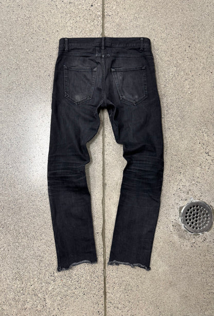 2014 Saint Laurent By Hedi Slimane ‘D01’ Black Skinny Jeans