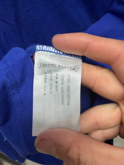 Chrome Hearts ‘Star Logo’ Blue CH Long Sleeve Shirt