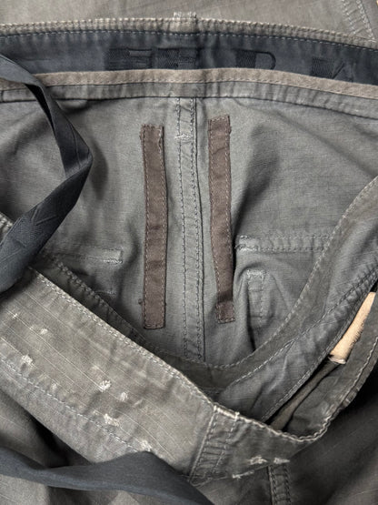 AW2009 Rick Owens Hogwash  ‘Aircut’ Dark Dust Denim