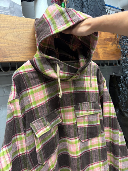 Engineered Garments Military ‘Anorak’ Plaid Patterned Wool Field Jacket