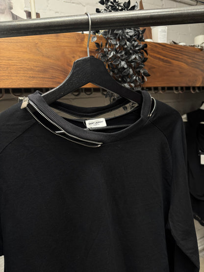 2016 Saint Laurent by Hedi Slimane ‘Zipper Collar’ Sweatshirt