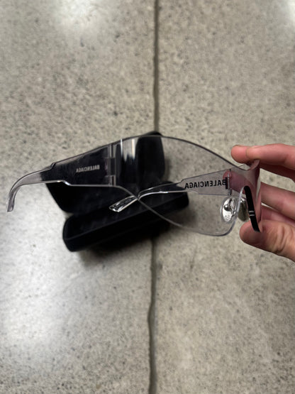 Balenciaga Clear Lens ‘Wrap’ Sunglasses