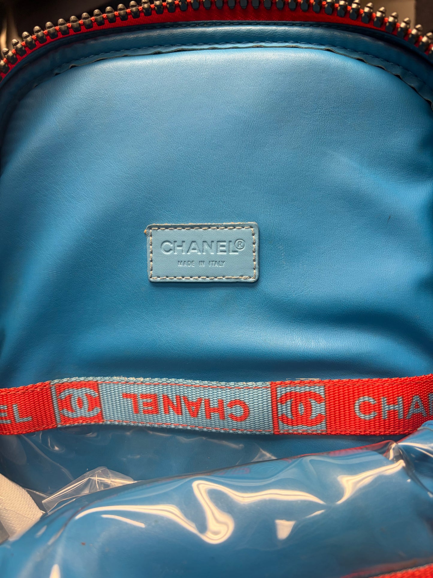 SS2002 Chanel Sport ‘Powder Blue/Orange’ Backpack