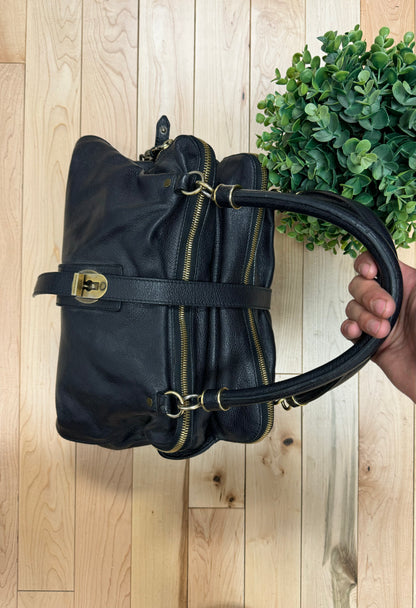 Burberry ‘Bartow’ Black Leather Shoulder Bag
