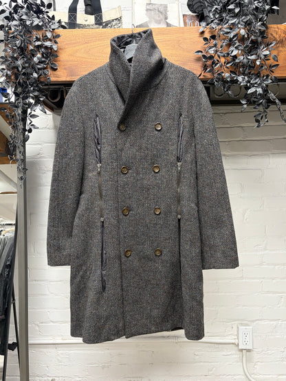 AW2007 Raf Simons Double Breasted ‘Zip Pocket’ Coat