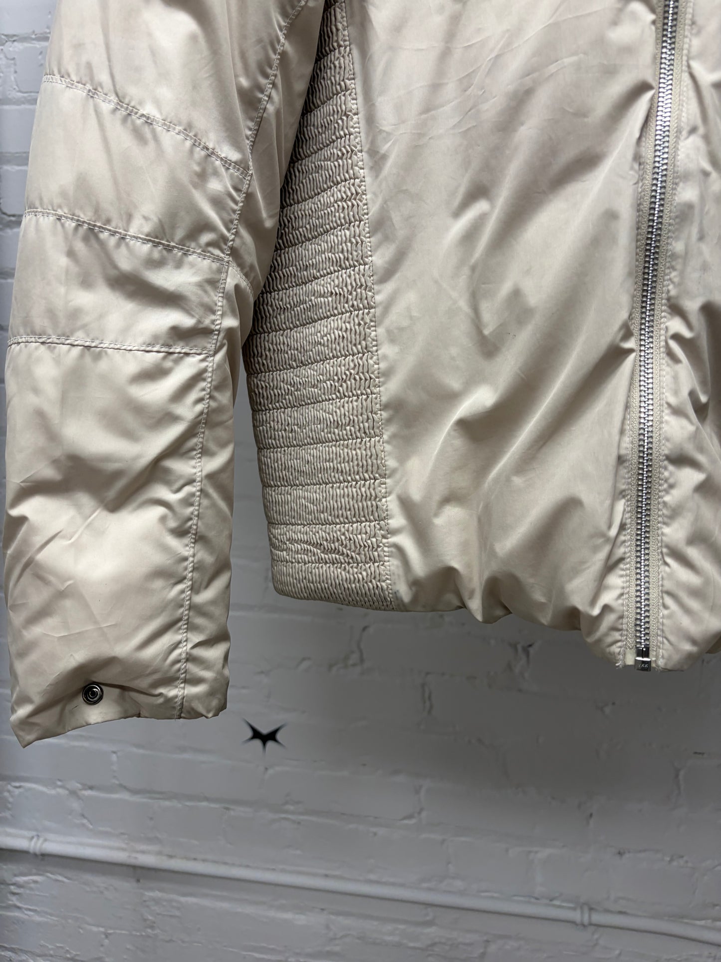 Vintage C.P. Company Cream White Down Filled Jacket
