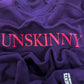 Autumn Winter 2017 Vêtements ‘Unskinny’ Purple Oversized Sweatshirt