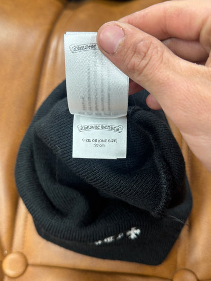 Chrome Hearts Mattyboy ‘Lips’ Black Logo Beanie