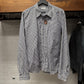 Dries Van Noten ‘Embroidered Crest’ Pinstripe Button Up Shirt
