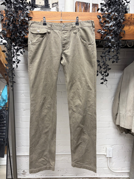 Vintage Dolce & Gabbana Bootcut Military Green Cargo Denim