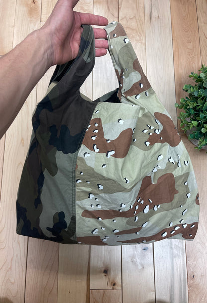 Spring Summer 2019 Maison Margiela Camo 3/4 Split Tote Bag