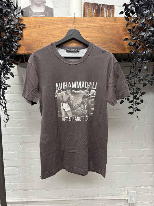 Vintage Dolce & Gabbana ‘Muhammad Ali’ Portrait Graphic T-Shirt