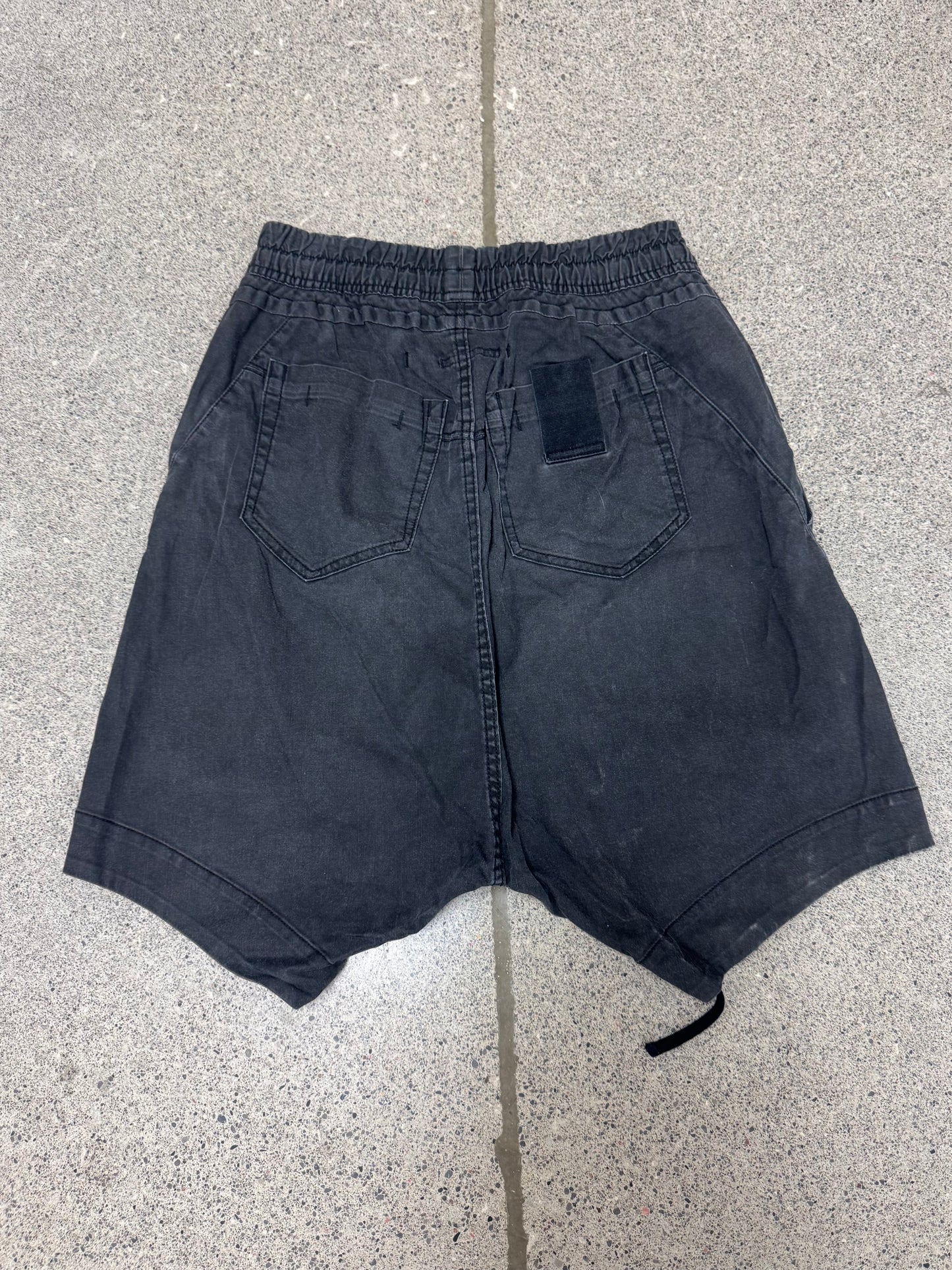 SS2016 Julius Sun Faded ‘Pod’ Drop Crotch Shorts