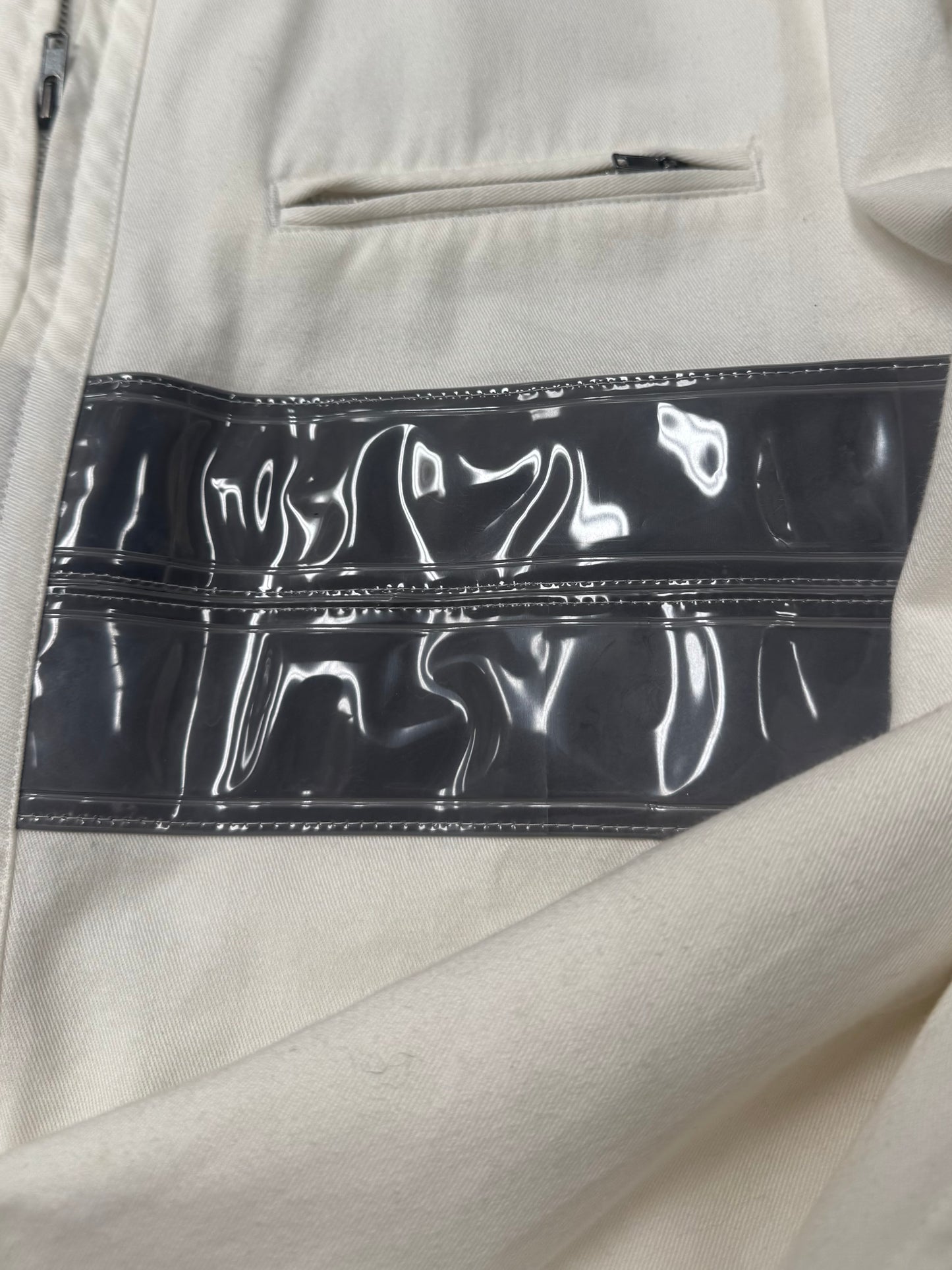 SS1992 Comme Des Garçons Homme Plus ‘3M Strip’ Zip-Up Work Jacket
