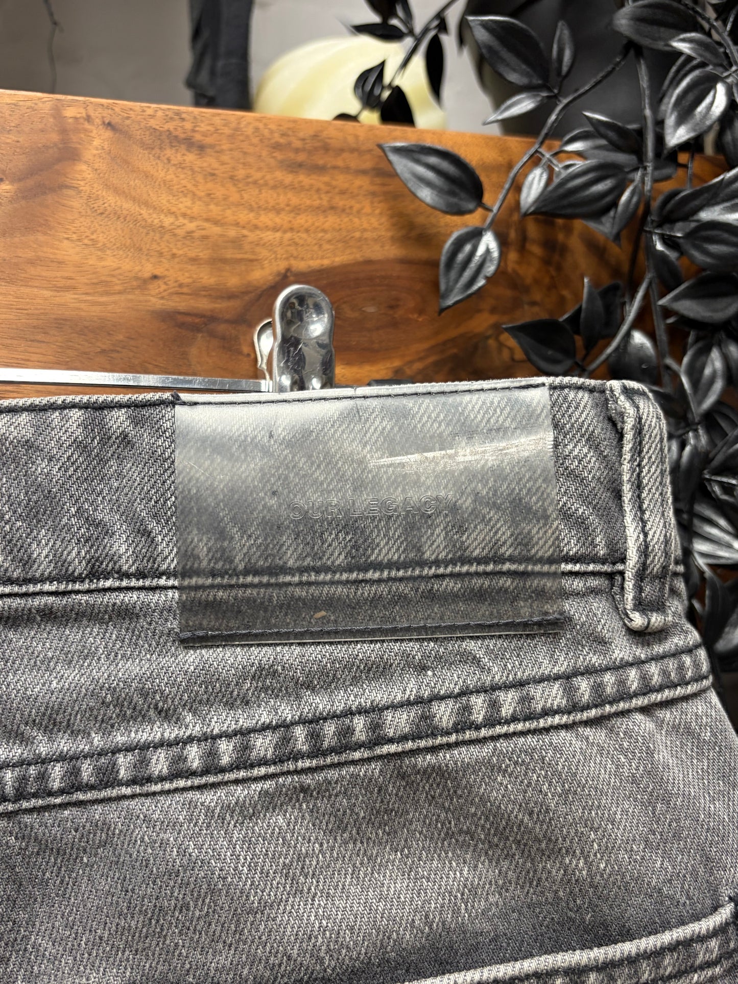 Our Legacy Extended ‘Third Cut’ Grey Denim
