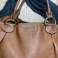 Miu Miu Jumbo Brown Leather Tote/Shoulder Bag