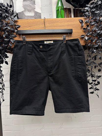 2018 Saint Laurent Black Cotton Shorts