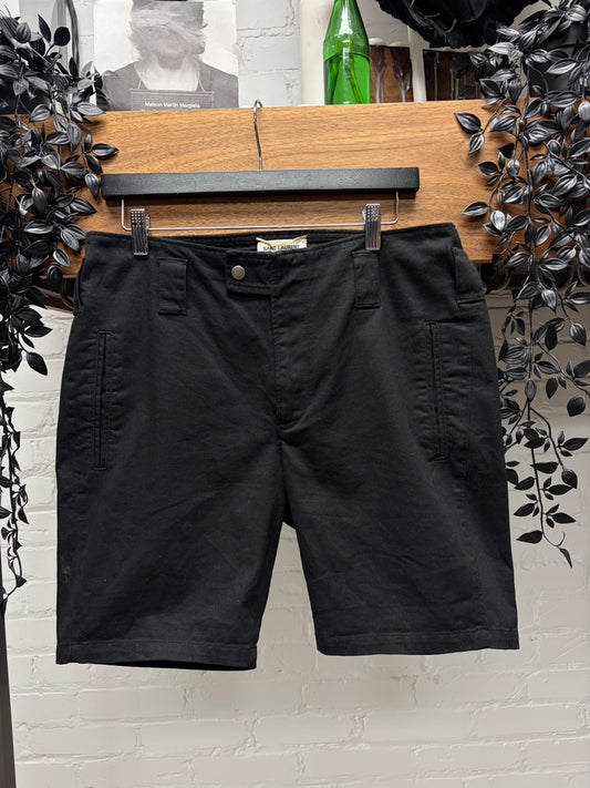 2018 Saint Laurent Black Cotton Shorts
