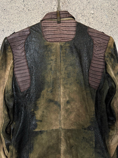 AW2006 Dior by John Galliano ‘Croc’ Embossed Leather Jacket