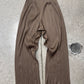 Issey Miyake Pleats Please Brown Wide Leg Trousers