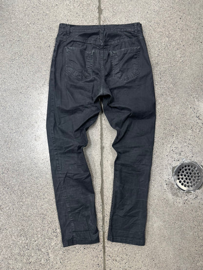 Rick Owens DRKSHDW ‘Torrence’ Cut Mineral Wash Black Pants