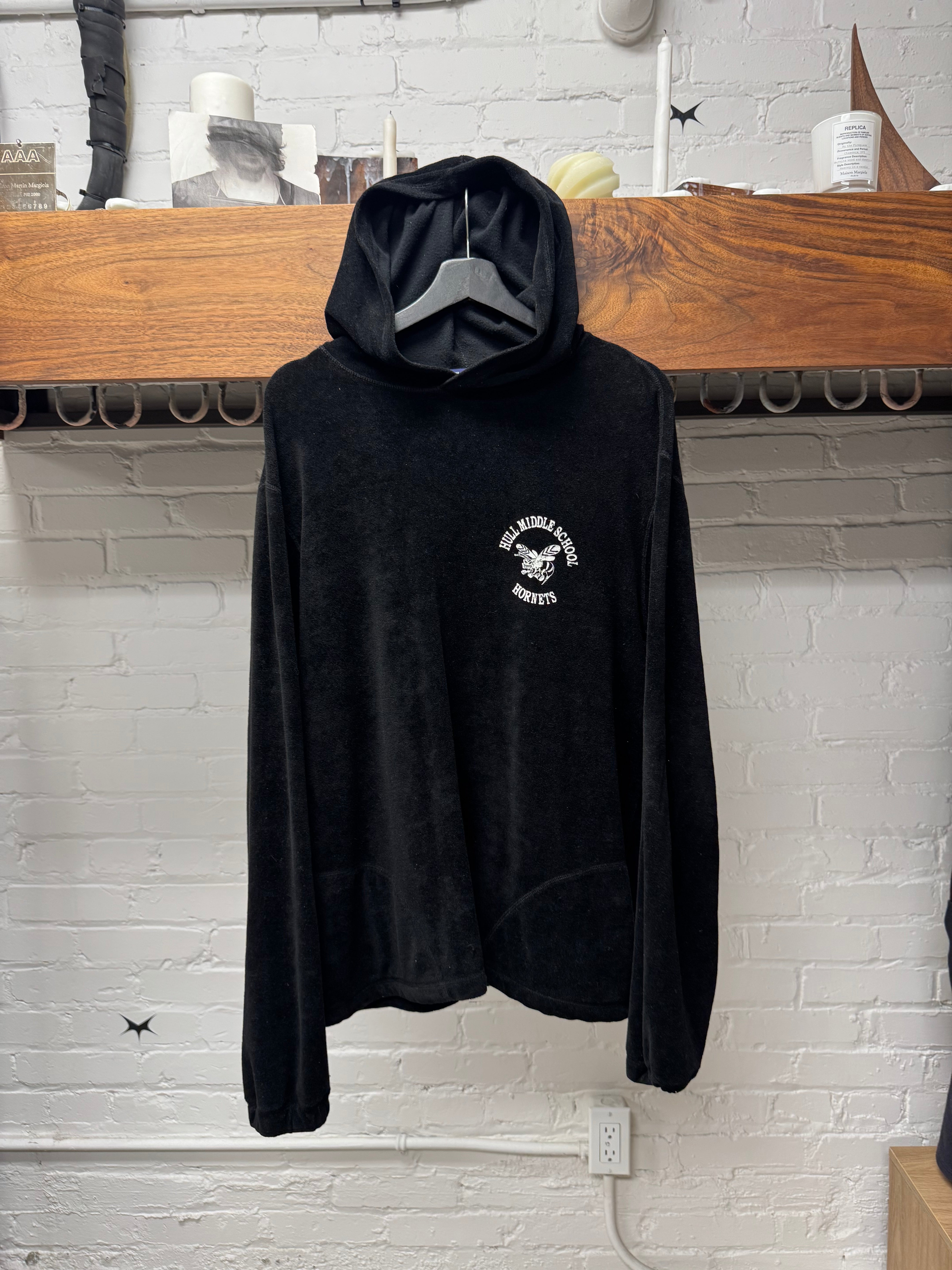 AW2002 Junya Watanabe 'Hornets Middle School' Terry Cotton Hoodie