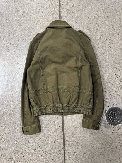 SS2019 Saint Laurent ‘Bat Pin’ Military Jacket