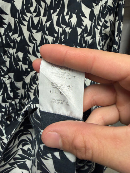 SS2007 Gucci by Frida Giannini ‘Sailboats’ Collared Button Up Shirt