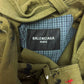 SS2022 Balenciaga ‘Artist’ Painted Military Canvas Trench Coat