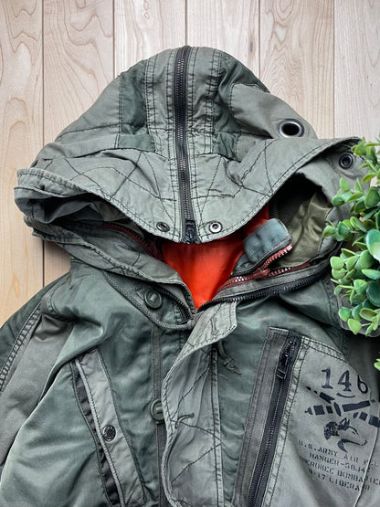 Avirex Reconstructed Split Hood Military Jacket