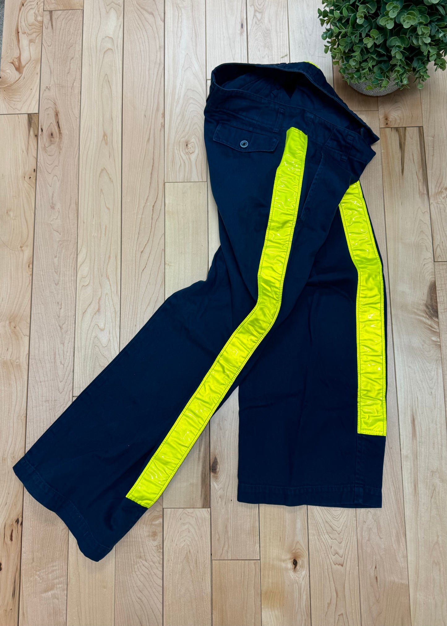 Comme Des Garçons ‘High Vis’ Wide Leg Work Pants.