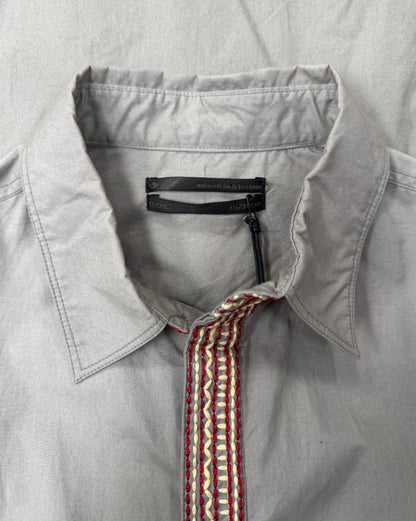 Maharishi ‘Rice Border’ Poplin Button Down Shirt