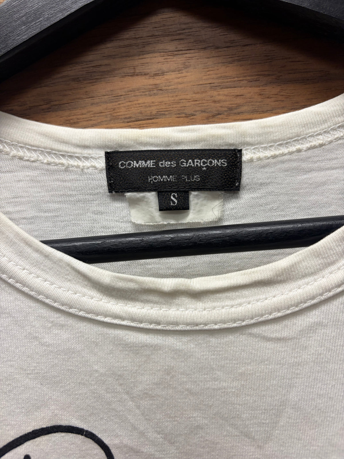 SS2005 Comme Des Garçons Homme Plus x Rolling Stones ‘Autograph’ White Graphic T-Shirt