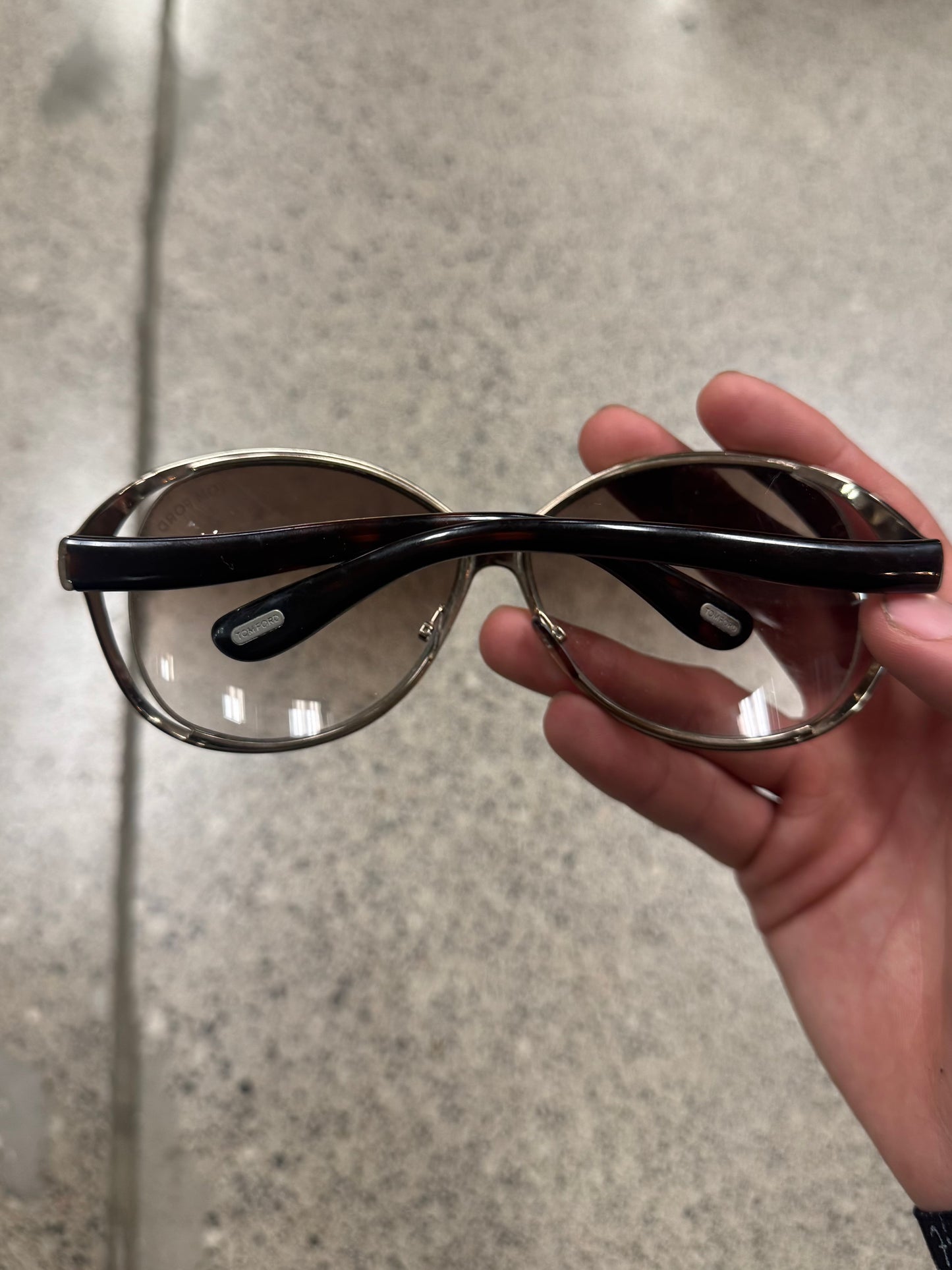 Tom Ford ‘Yvette’ Brown Tortoiseshell Sunglasses