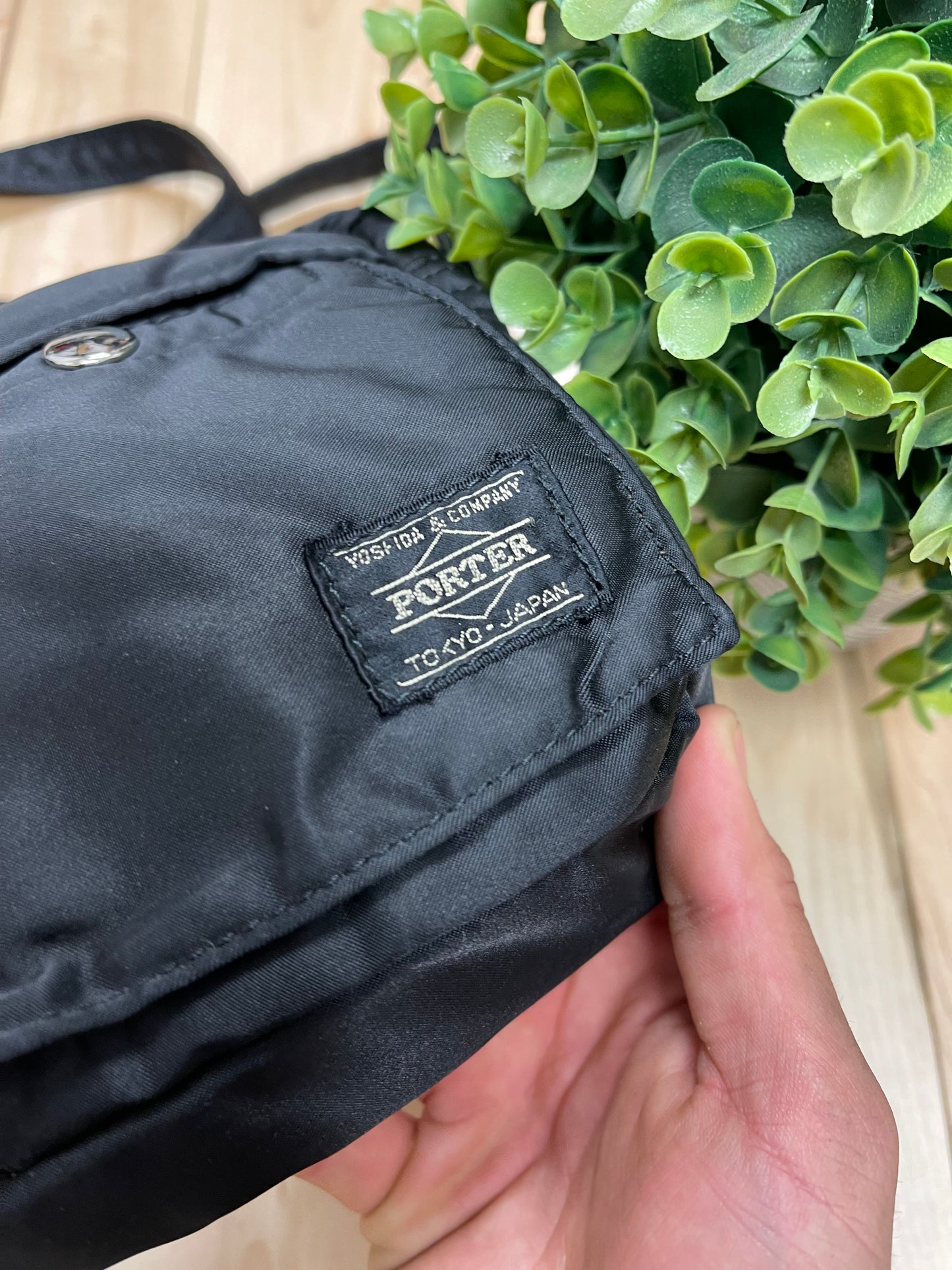 Porter ‘Tank’ Black Crossbody Cargo Side Bag