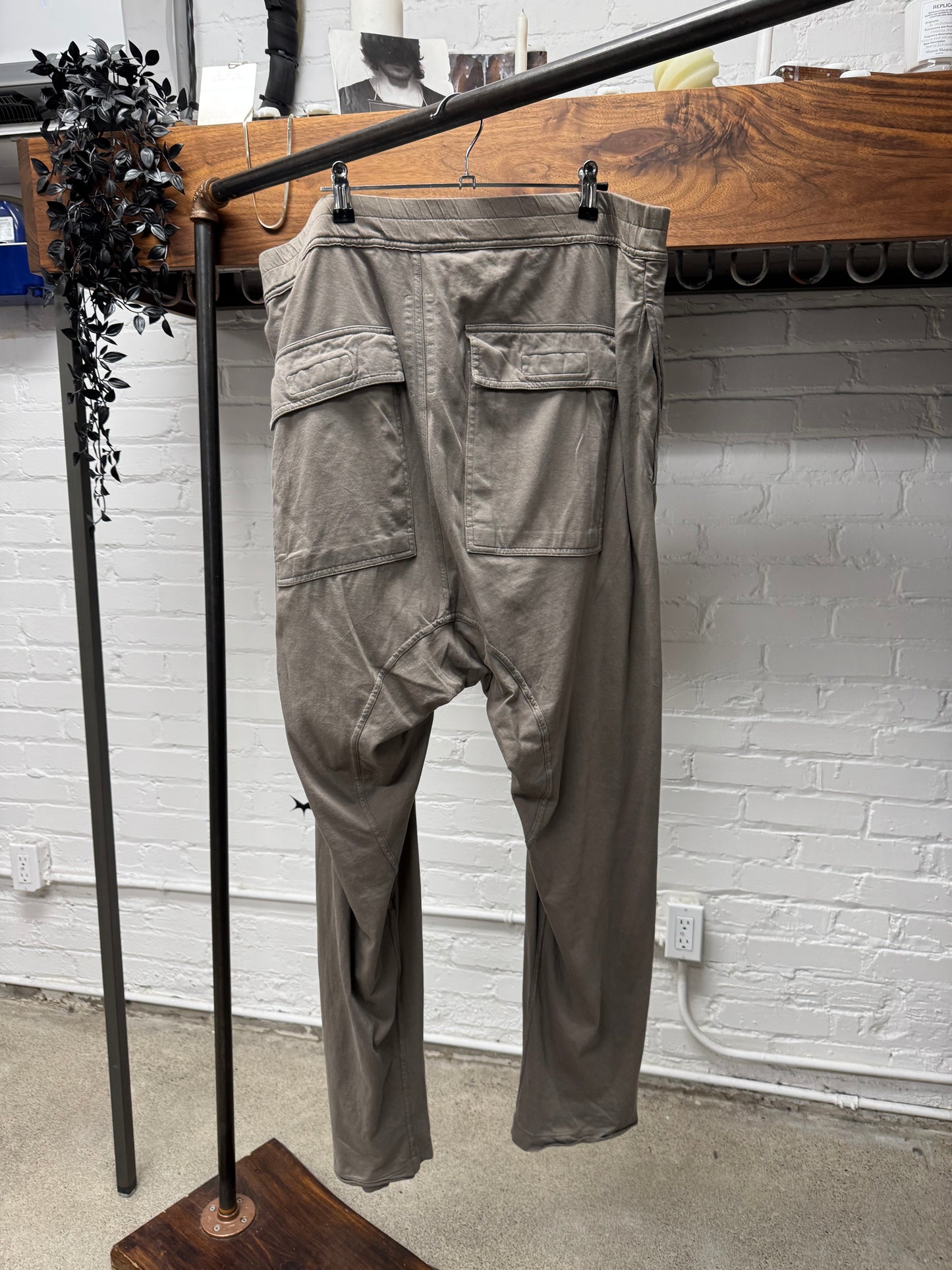 Rick Owens DRKSHDW Dust Brown ‘Lounge’ Drawstring Pants