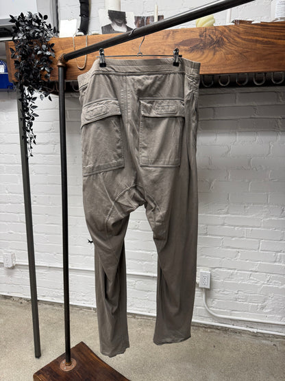 Rick Owens DRKSHDW Dust Brown ‘Lounge’ Drawstring Pants