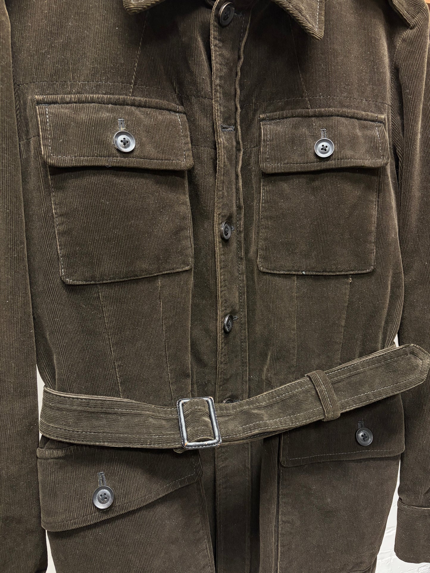 Vintage Yohji Yamamoto ‘Y’s’ Brown Corduroy Belted Field Jacket