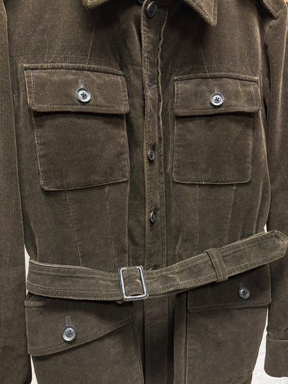 Vintage Yohji Yamamoto ‘Y’s’ Brown Corduroy Belted Field Jacket