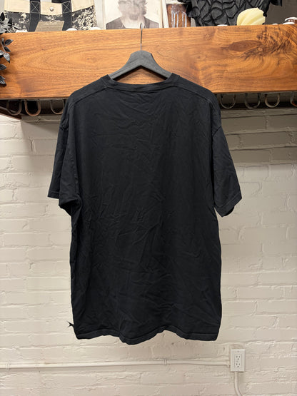 2018 Balenciaga ‘Simple Logo’ Black Minimalist T-Shirt
