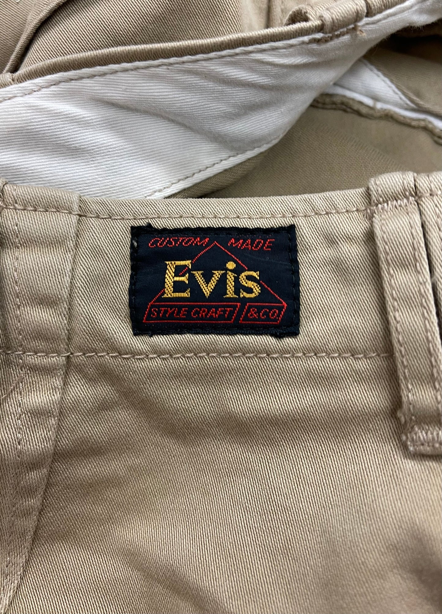 Evisu Gull Logo Wide Leg Shorts