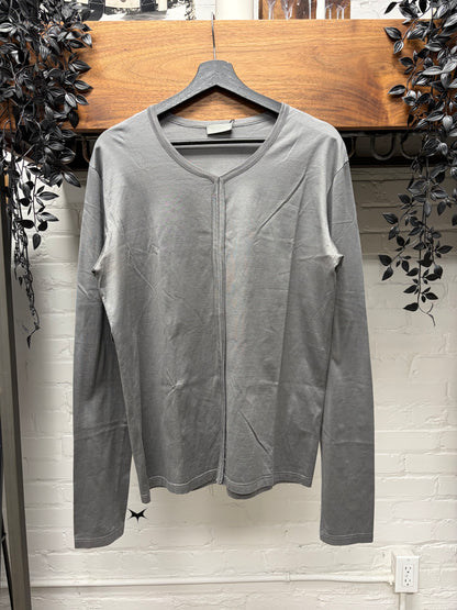 AW2003 Dior by Hedi Slimane ‘Luster’ Grey Semi Gloss Long Sleeve Shirt